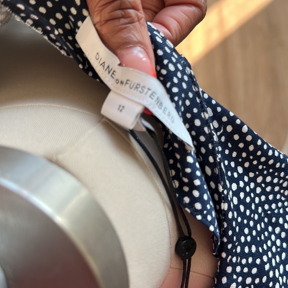 DVF Jewel Dream Dot Mid/Flower Power Wrap Dress - Picture 6 of 8